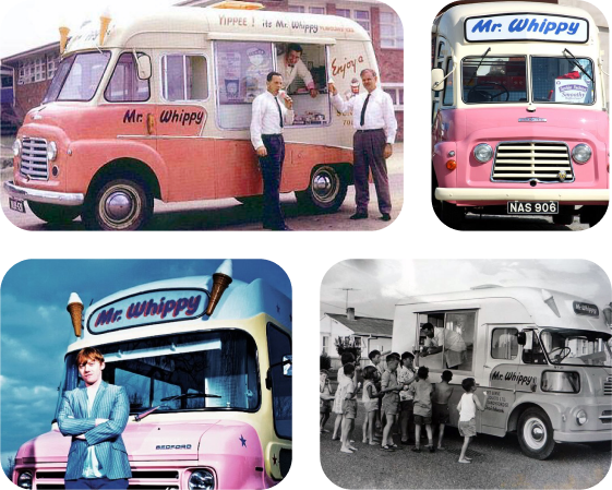 mr whippy van & people