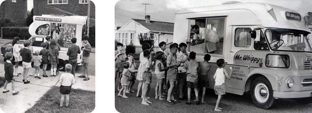 mr whippy van & kids